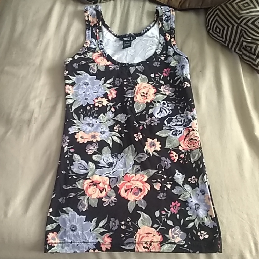 Floral tank top